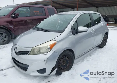 2012 Toyota Yaris Le from USA, damaged, VIN JTDKTUD30CD509207